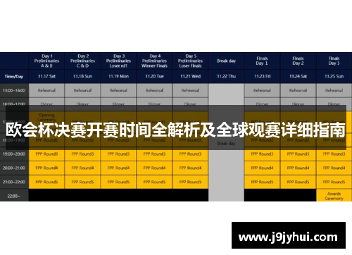欧会杯决赛开赛时间全解析及全球观赛详细指南